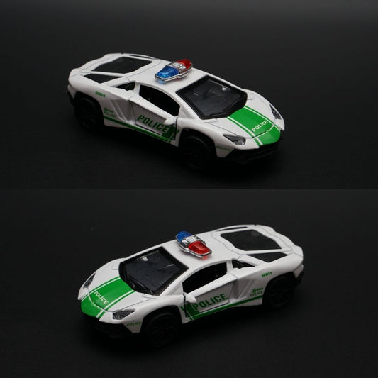 1:43 Lambo Police Version Diecast (Copy) -  Kunju Vandi  