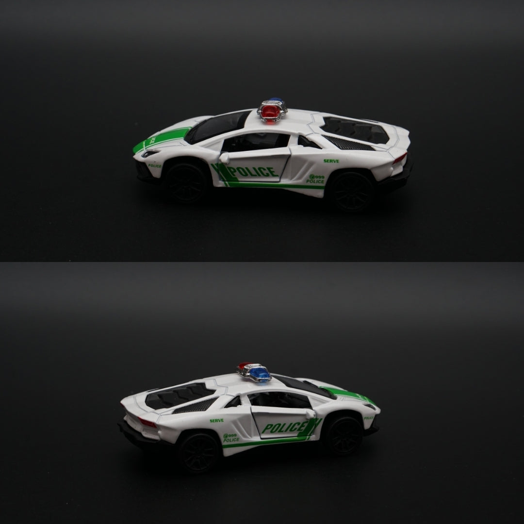 1:43 Lambo Police Version Diecast (Copy) -  Kunju Vandi  