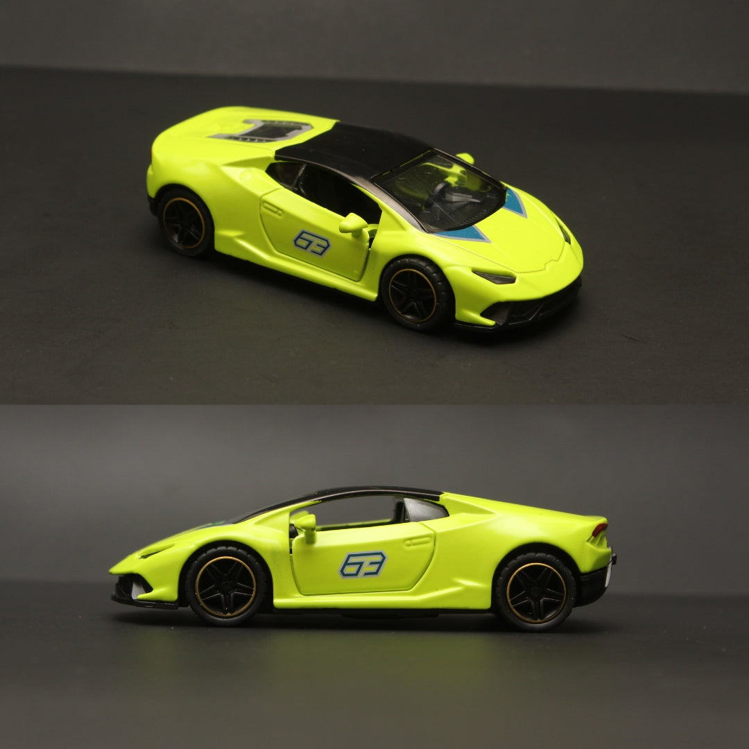 1:43 Lamborghini Metal Body Green/B -  Kunju Vandi  