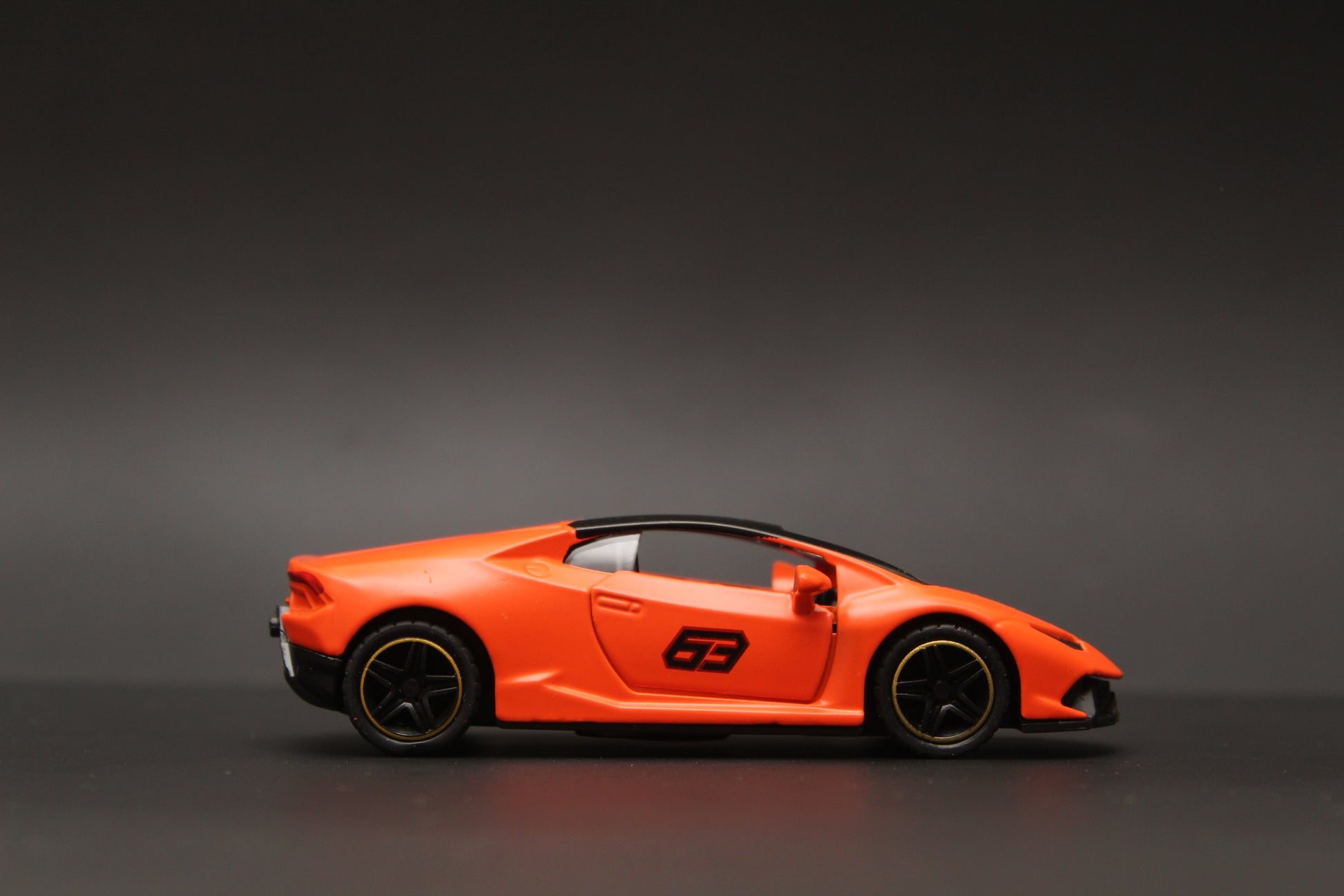 1:43 Lamborghini Metal Body Orange/B -  Kunju Vandi  