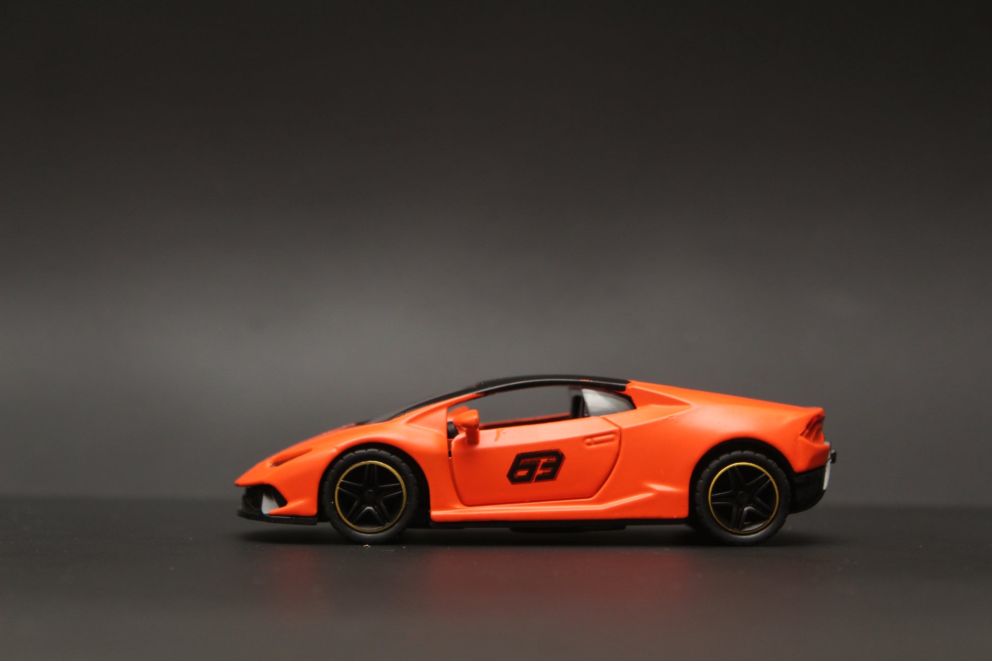 1:43 Lamborghini Metal Body Orange/B -  Kunju Vandi  