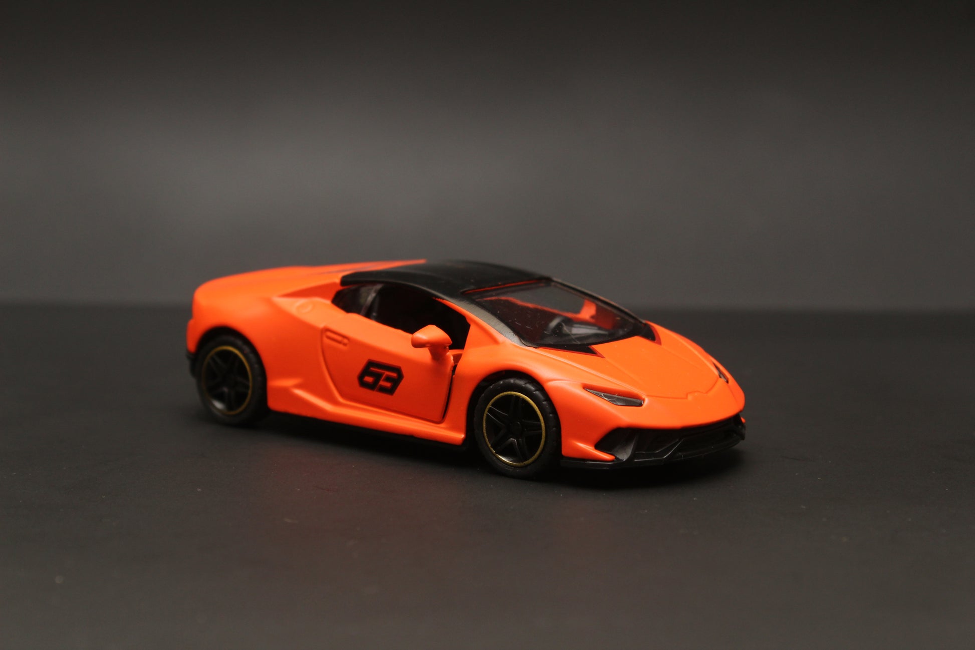 1:43 Lamborghini Metal Body Orange/B -  Kunju Vandi  
