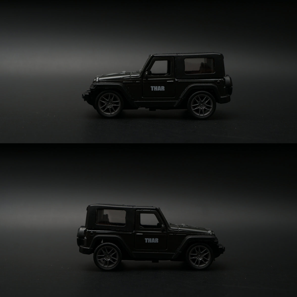 1:43 Mahindra Thar Diecast — All Black | India's Iconic Off-Roader -  Kunju Vandi