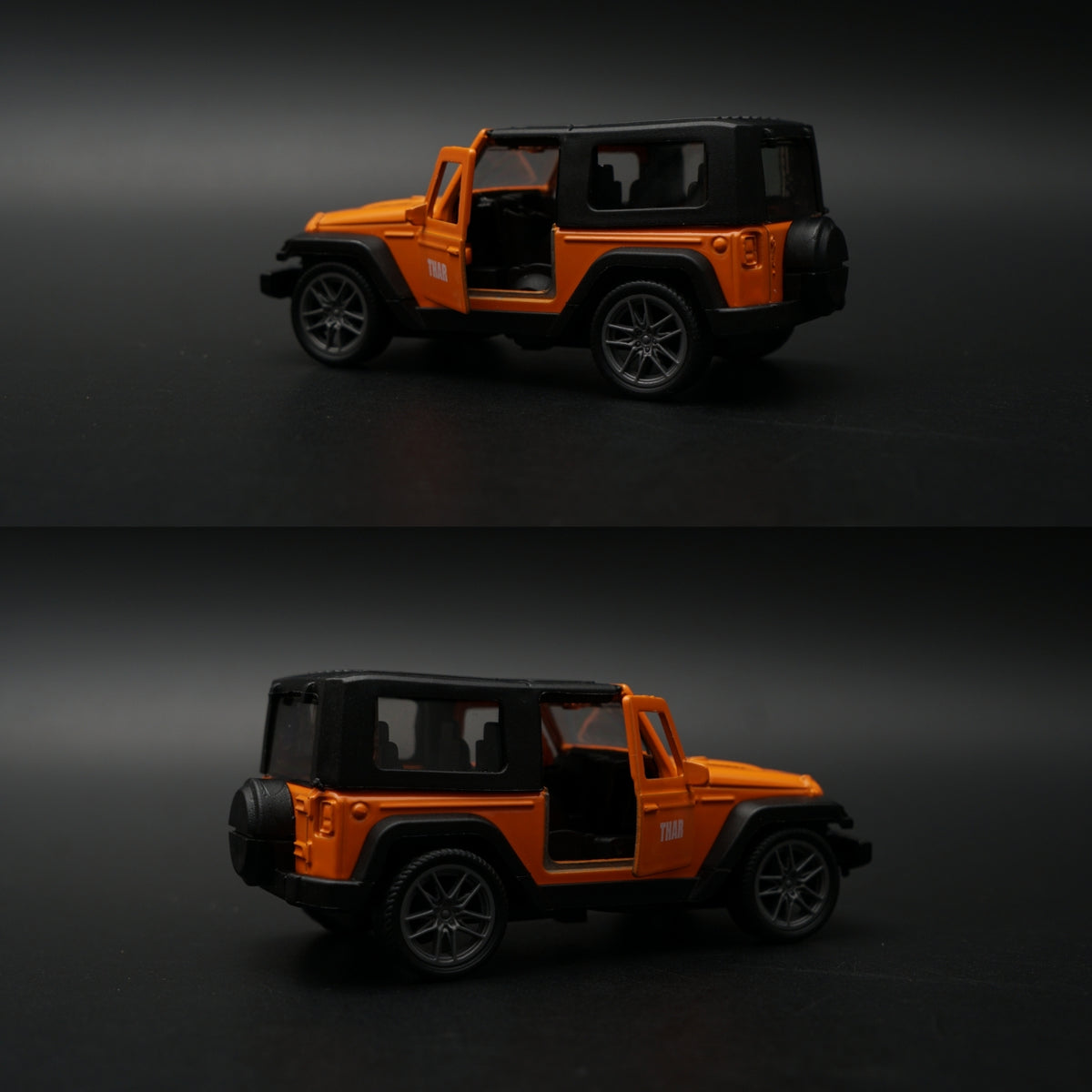 1:43 Mahindra Thar Diecast — Bold Orange | India's Iconic Off-Roader -  Kunju Vandi