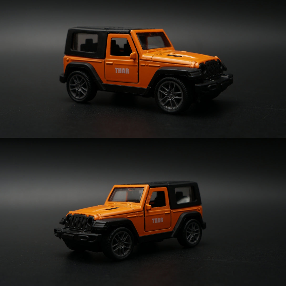1:43 Mahindra Thar Diecast — Bold Orange | India's Iconic Off-Roader -  Kunju Vandi