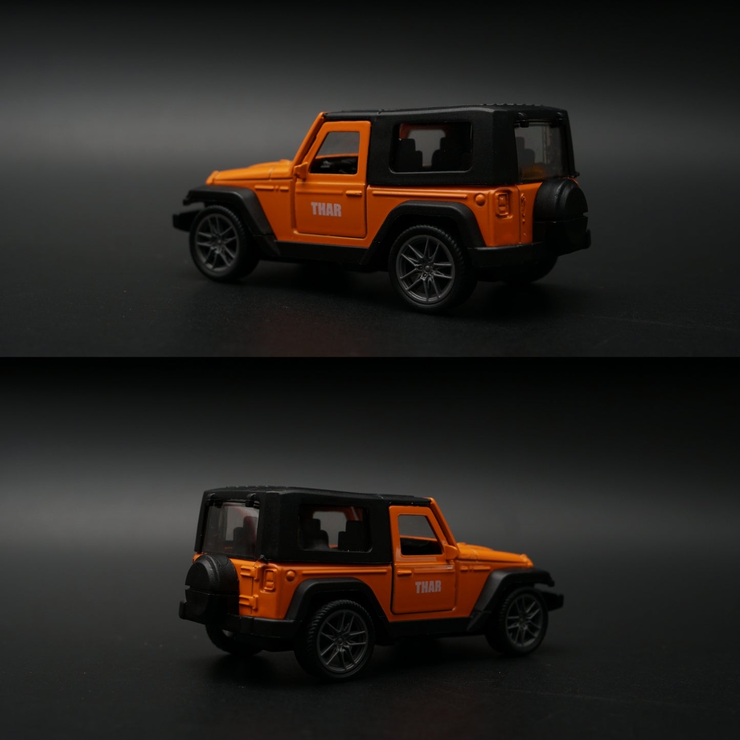 1:43 Mahindra Thar Diecast — Bold Orange | India's Iconic Off-Roader -  Kunju Vandi