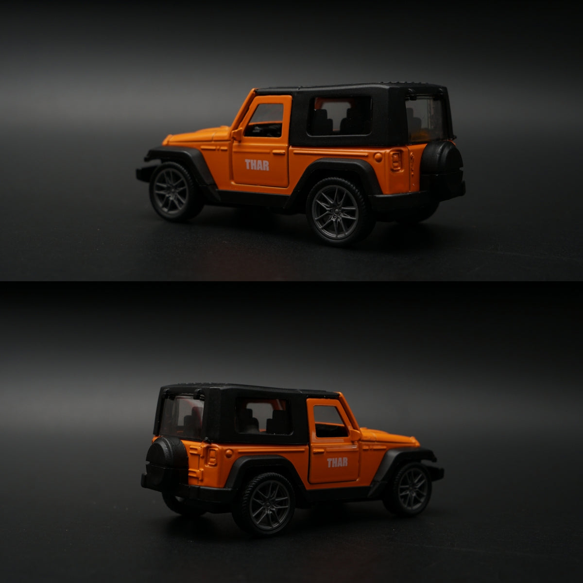 1:43 Mahindra Thar Diecast — Bold Orange | India's Iconic Off-Roader -  Kunju Vandi