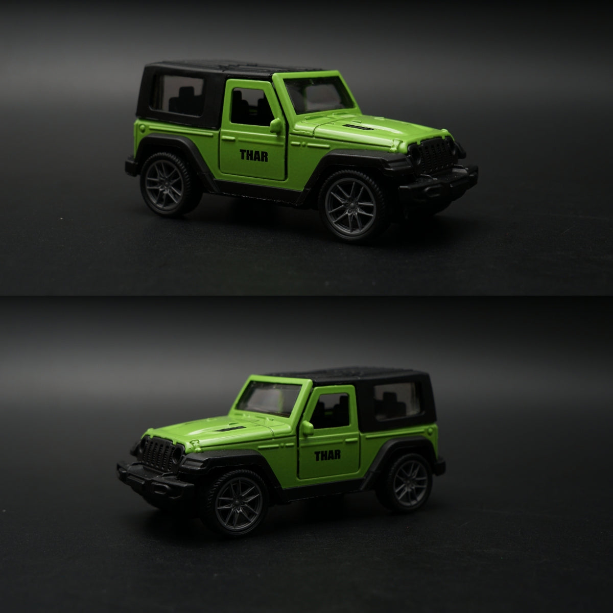 1:43 Mahindra Thar Diecast — Vibrant Green | India's Iconic Off-Roader -  Kunju Vandi