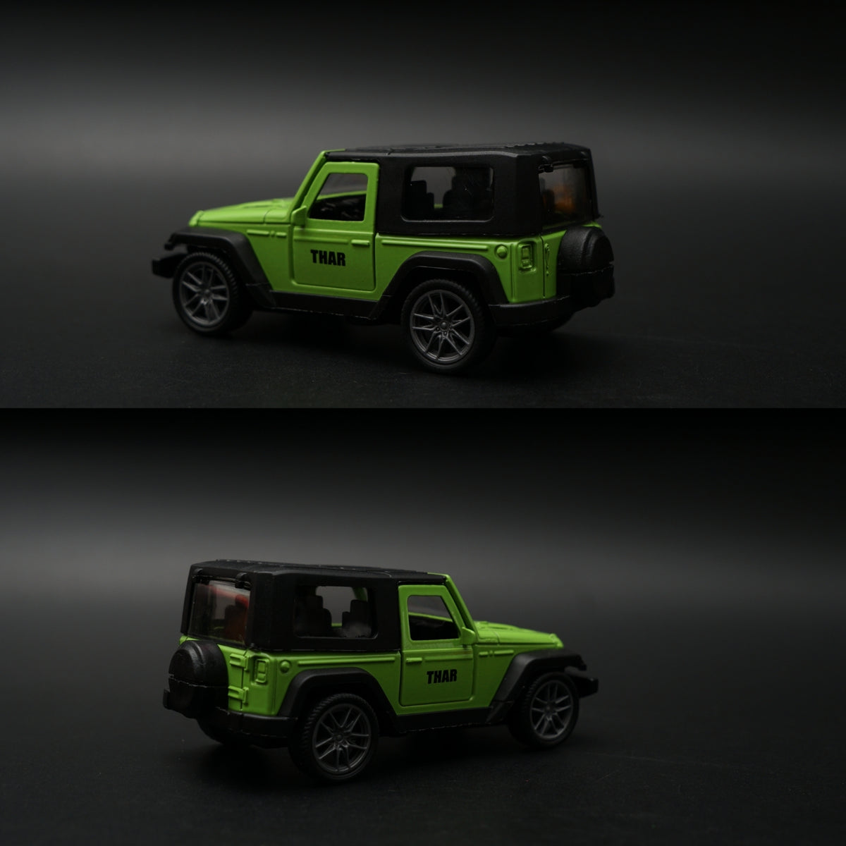 1:43 Mahindra Thar Diecast — Vibrant Green | India's Iconic Off-Roader -  Kunju Vandi