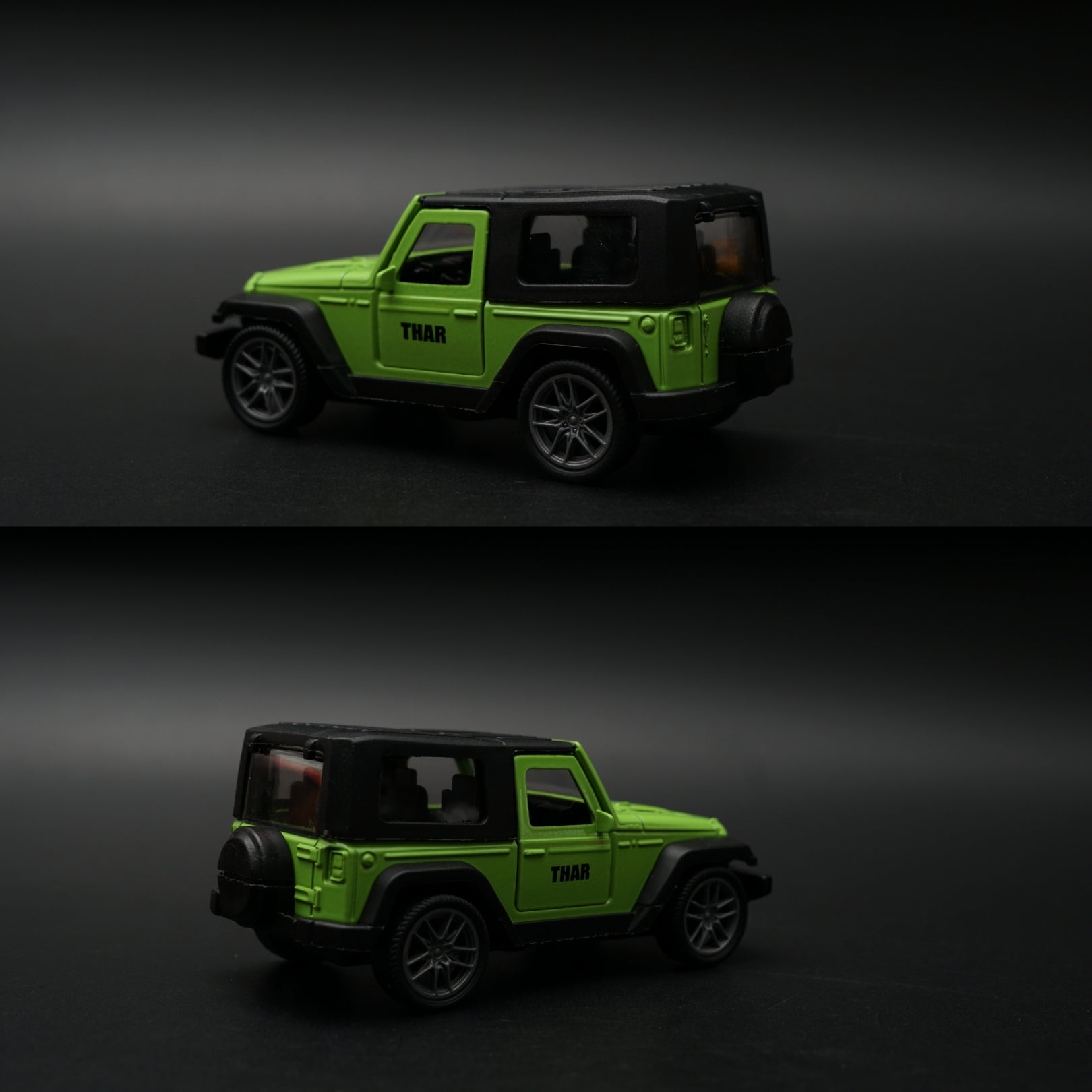 1:43 Mahindra Thar Diecast — Vibrant Green | India's Iconic Off-Roader -  Kunju Vandi