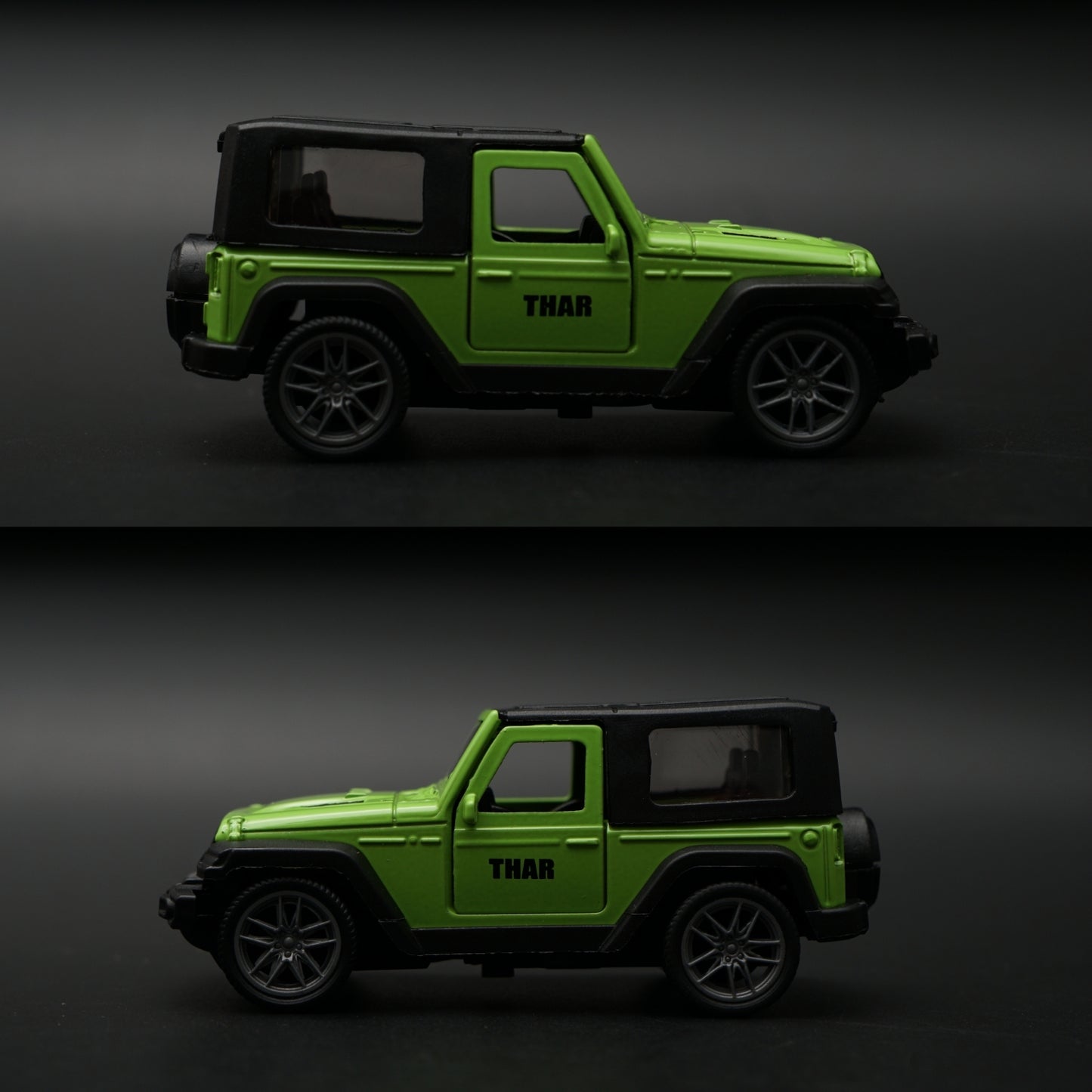 1:43 Mahindra Thar Diecast — Vibrant Green | India's Iconic Off-Roader -  Kunju Vandi
