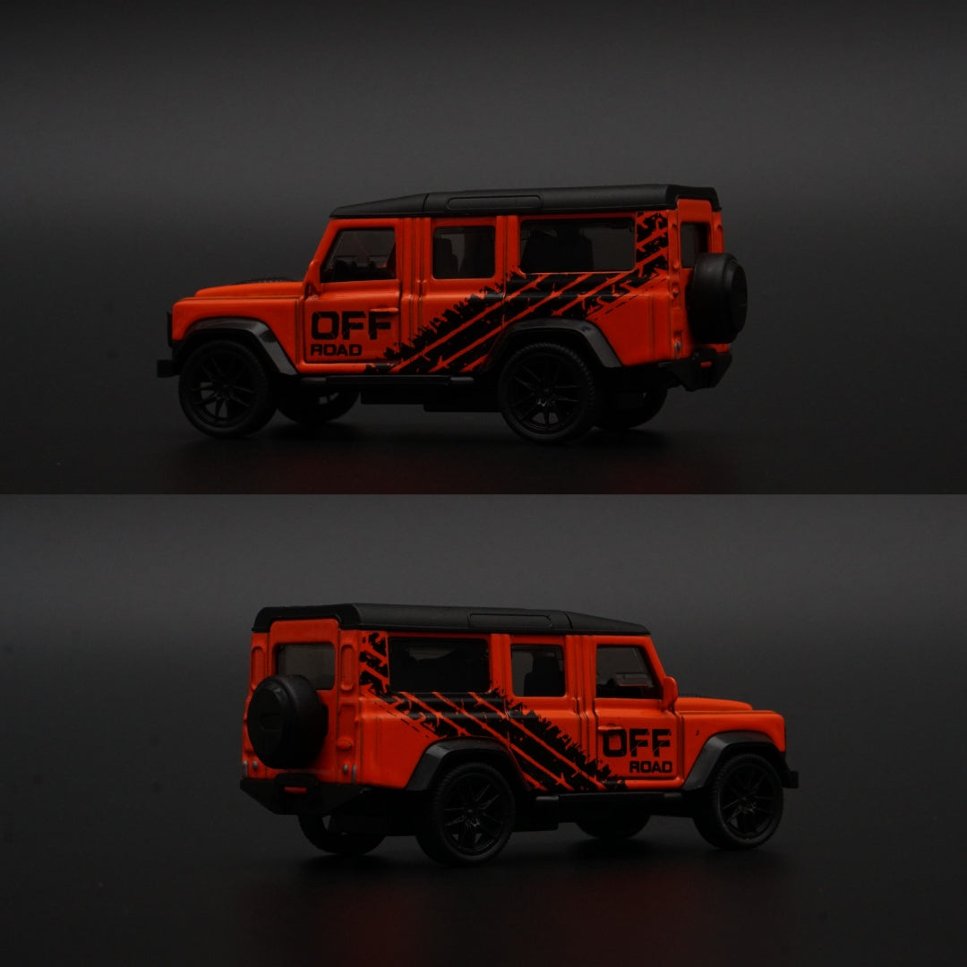 1:43 Old Defender Diecast Orange -  Kunju Vandi  