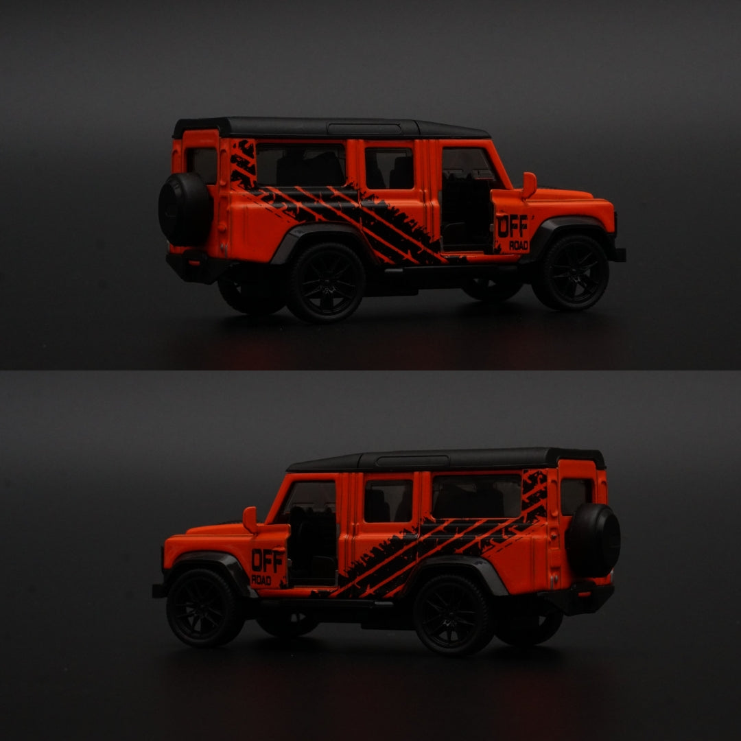 1:43 Old Defender Diecast Orange -  Kunju Vandi  