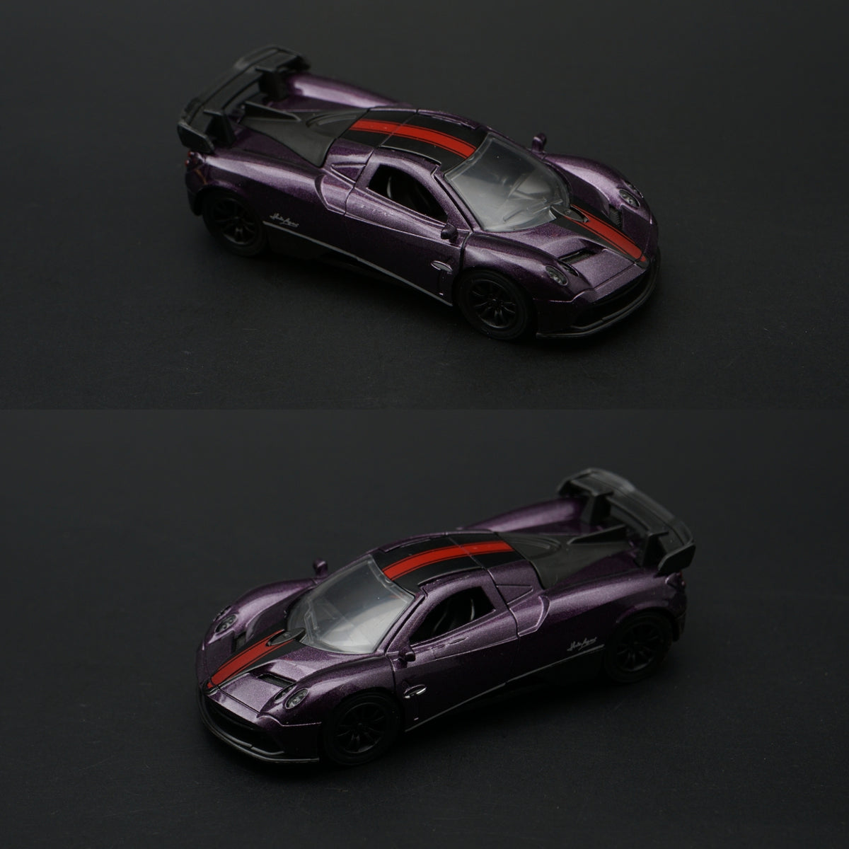 1:43 Pagani Zonda Diecast — Deep Purple | Red Racing Stripe | Ultra Rare -  Kunju Vandi  