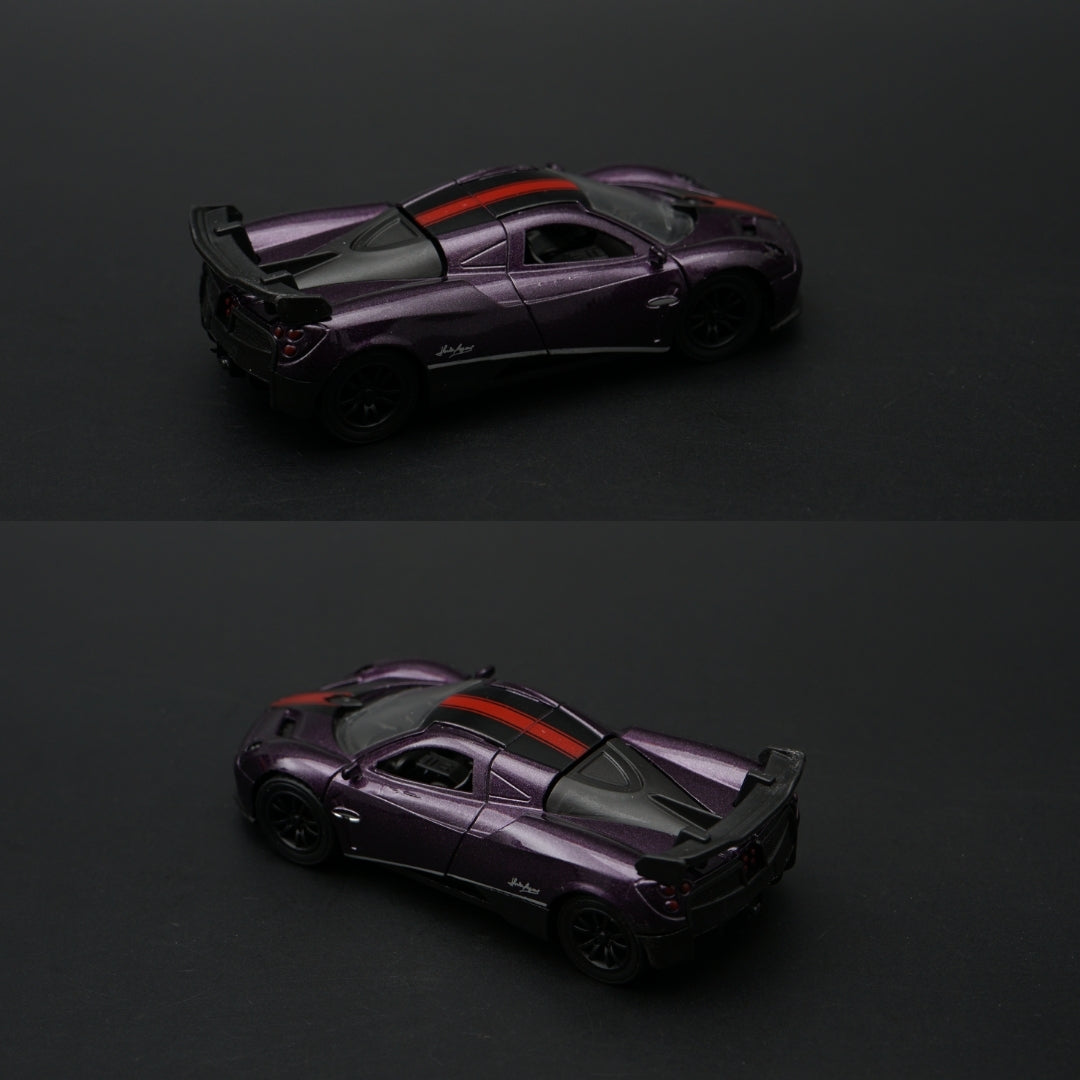 1:43 Pagani Zonda Diecast — Deep Purple | Red Racing Stripe | Ultra Rare -  Kunju Vandi  