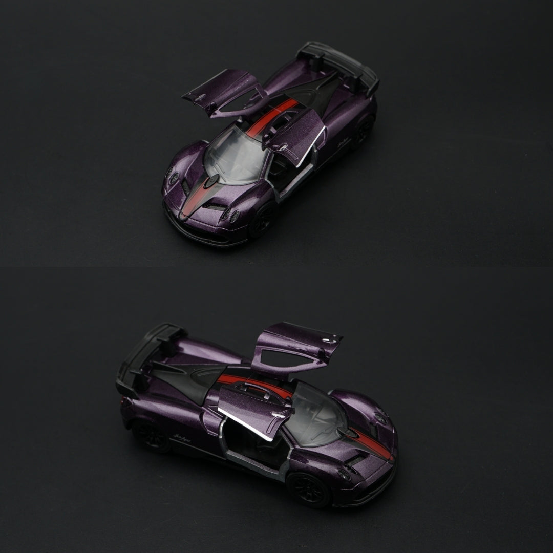1:43 Pagani Zonda Diecast — Deep Purple | Red Racing Stripe | Ultra Rare -  Kunju Vandi  
