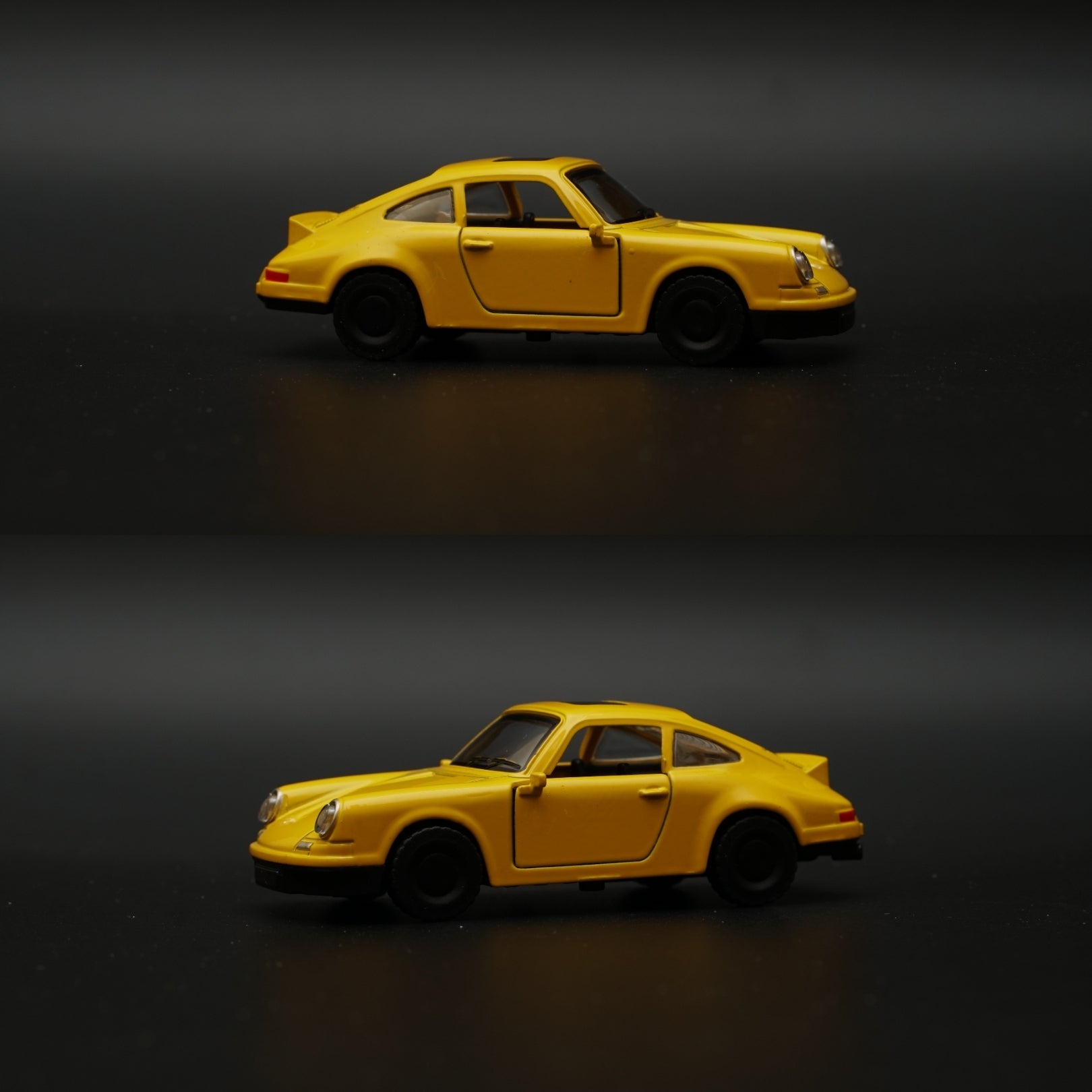 1:43 Porsche 911 (classic) Metal Body Yellow Diecast -  Kunju Vandi  