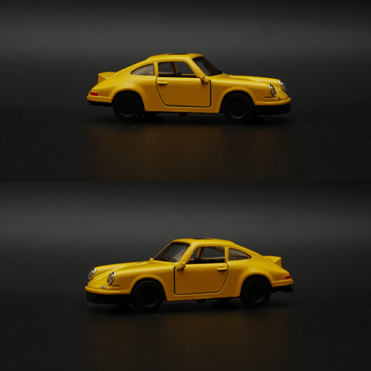 1:43 Porsche 911 (classic) Metal Body Yellow Diecast -  Kunju Vandi  