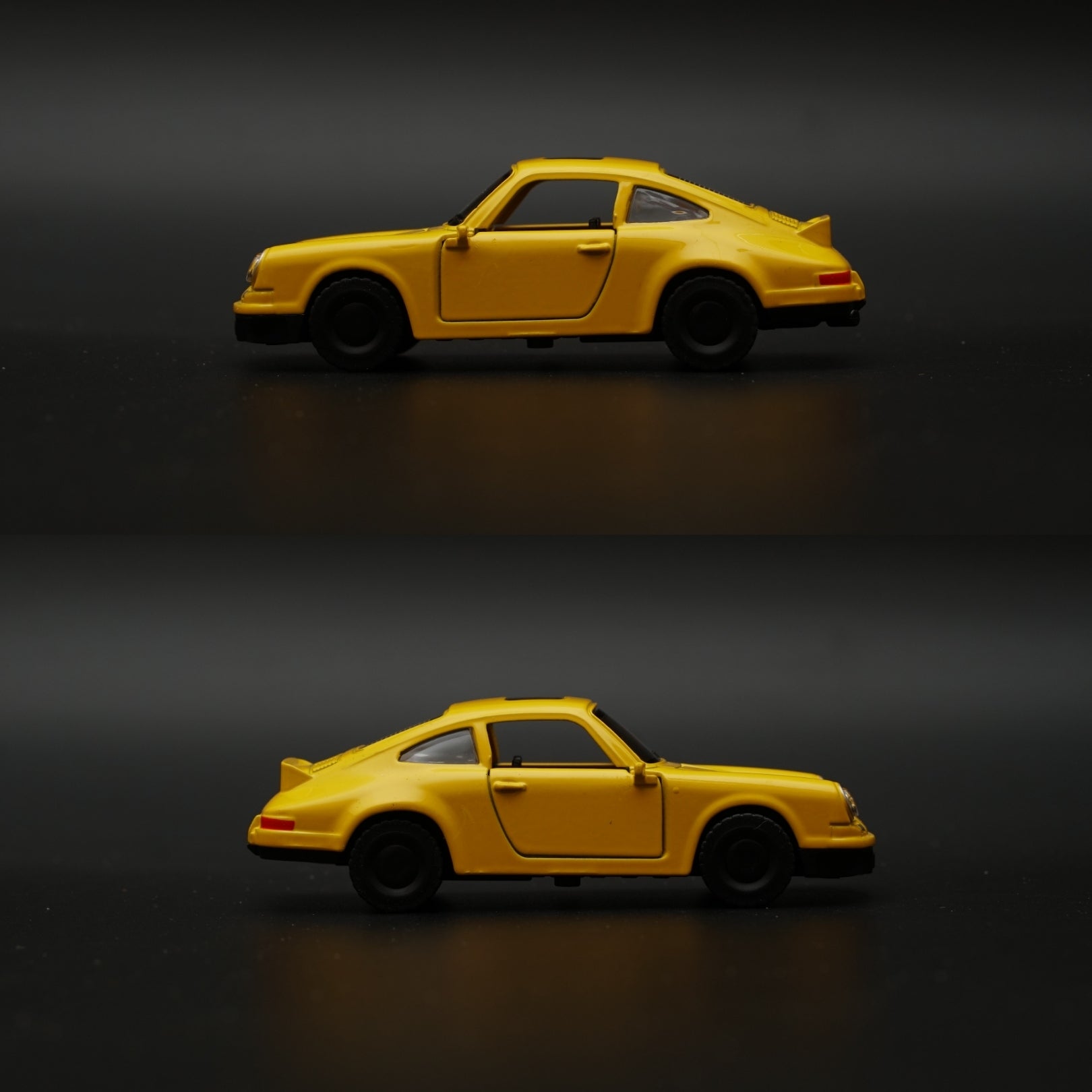 1:43 Porsche 911 (classic) Metal Body Yellow Diecast -  Kunju Vandi  