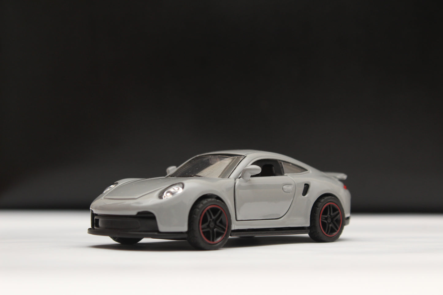 1:43 Porsche Grey Metal Body -  Kunju Vandi  