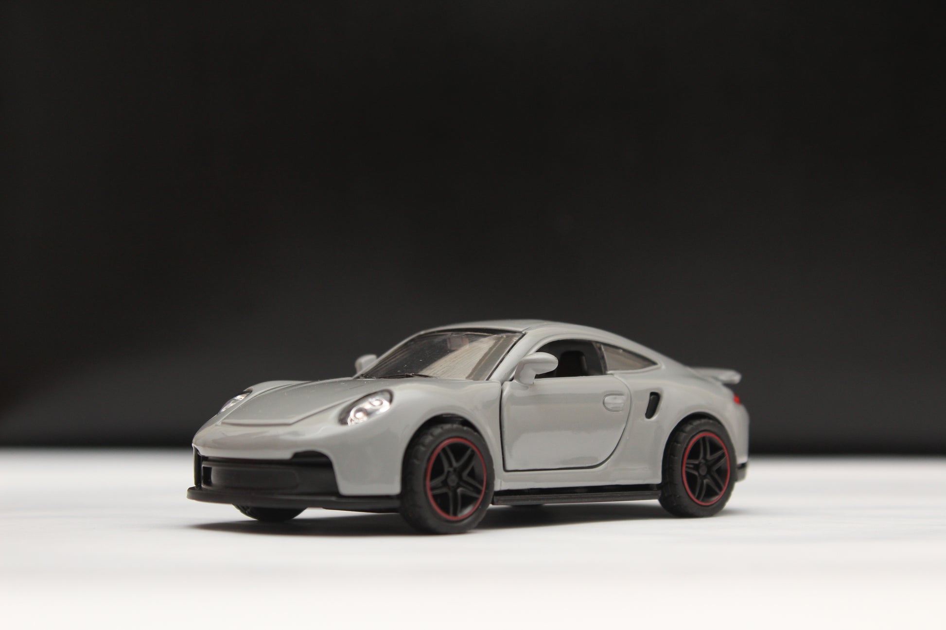 1:43 Porsche Grey Metal Body -  Kunju Vandi  