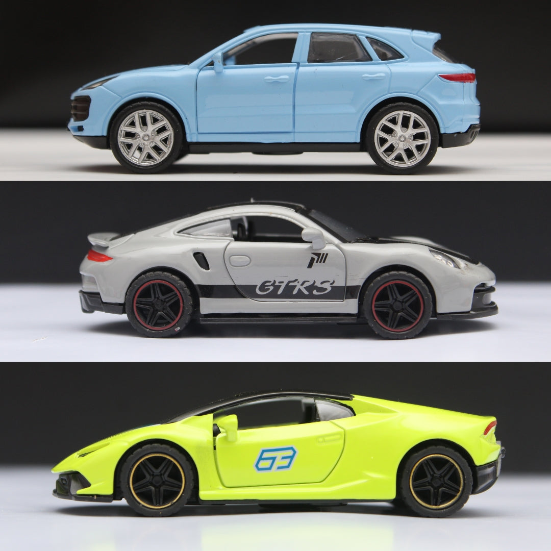 1:43 Porsche , Lambo Diecast Combo -  Kunju Vandi  