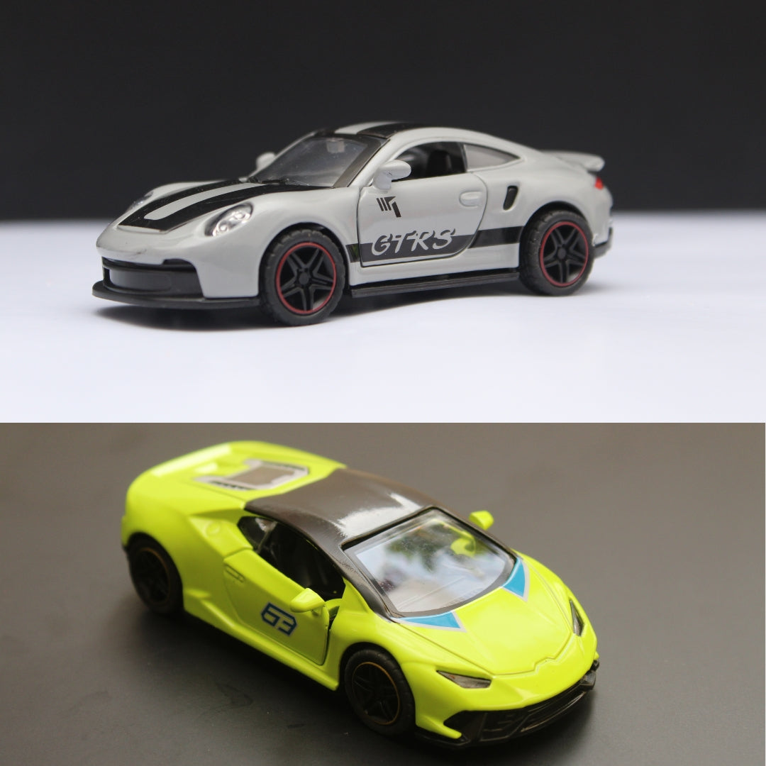 1:43 Porsche , Lambo Diecast Combo -  Kunju Vandi  
