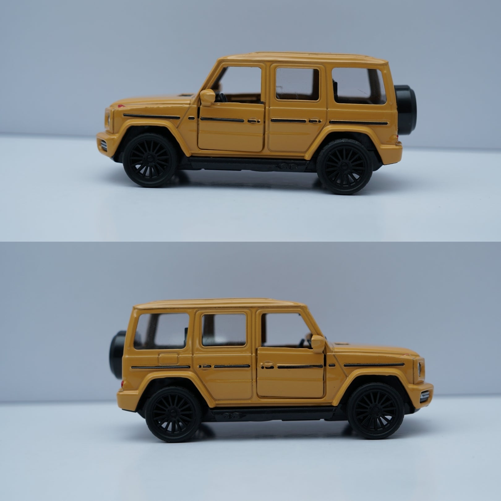 1:43 Scale Diecast SUV G-Wagon Style Model Car (Yellow) -  Kunju Vandi  