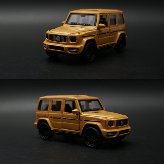 1:43 Scale Diecast SUV G-Wagon Style Model Car (Yellow) -  Kunju Vandi