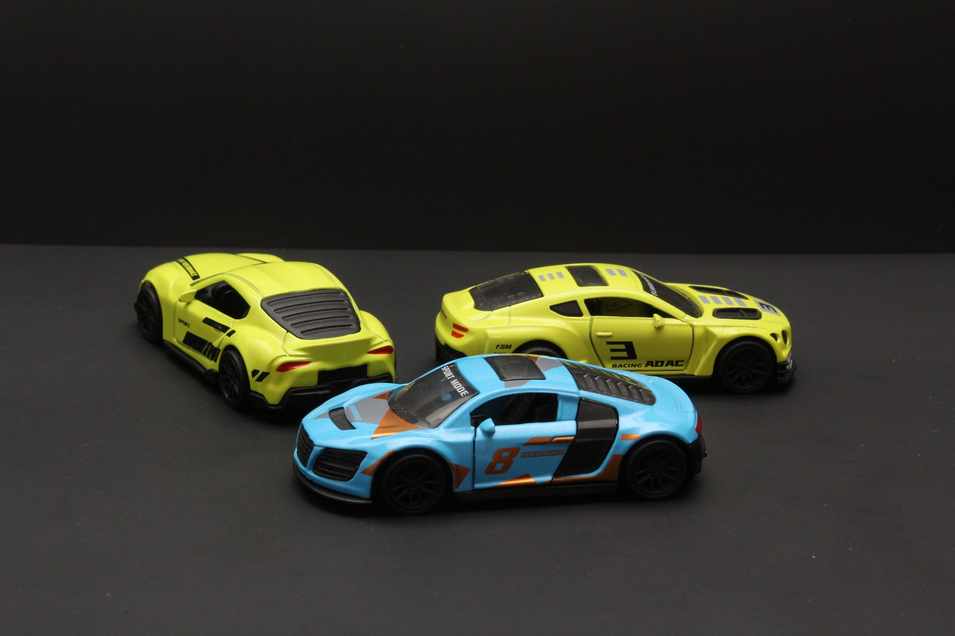 1:43 Supra , Audi , Bentley Diecast Combo -  Kunju Vandi  