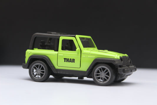 1:43 Thar Open top, Metal Body Green -  Kunju Vandi  