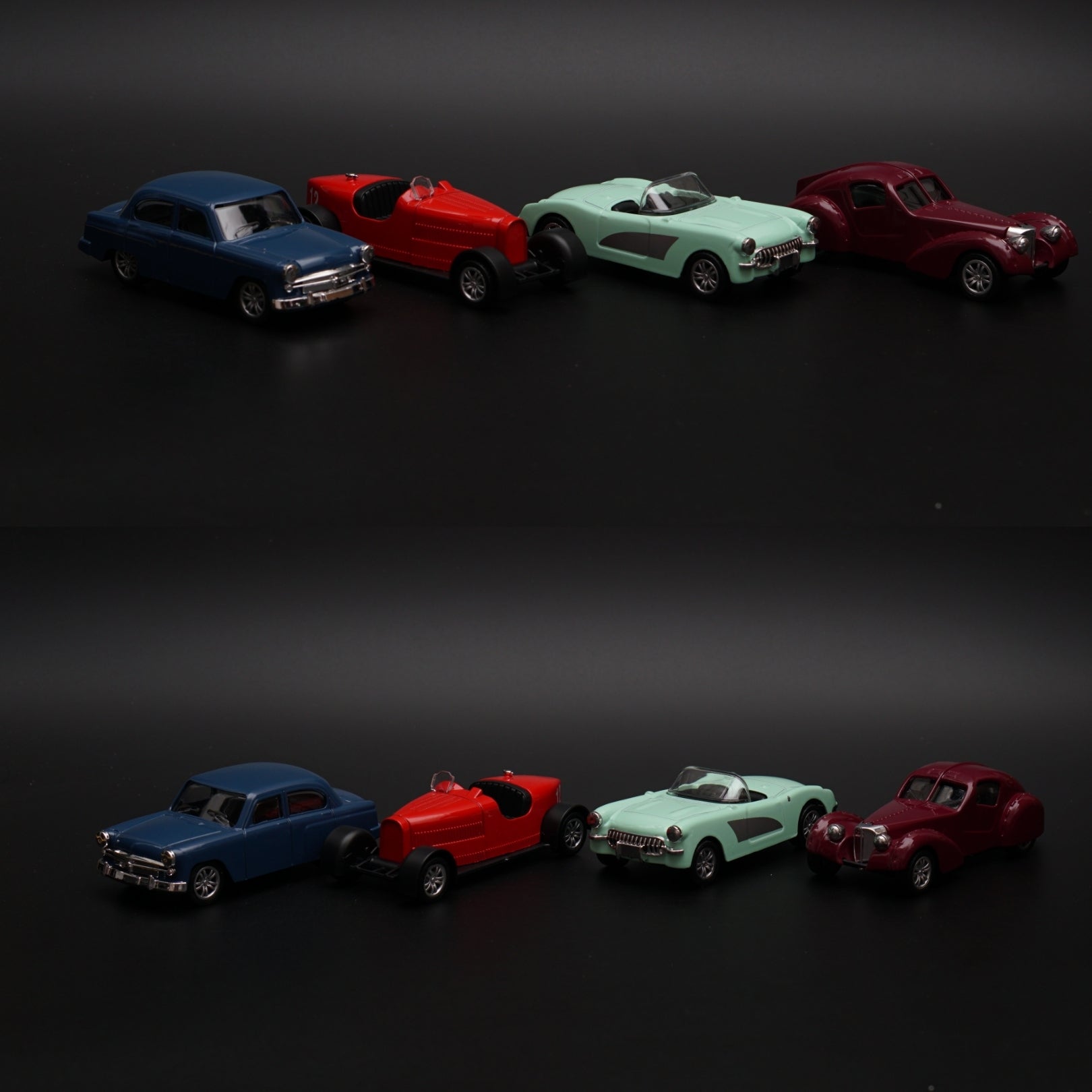 1:43 Vintage Cars Combo 4Pcs -  Kunju Vandi  