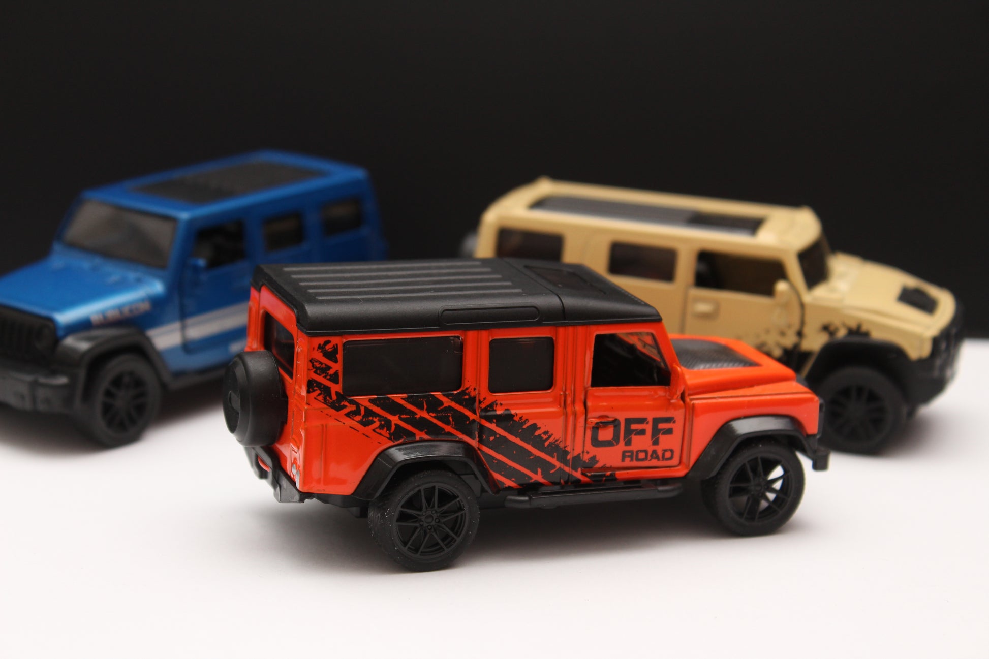 1:43 Wrangler , Defender , Hummer Diecast Combo -  Kunju Vandi  