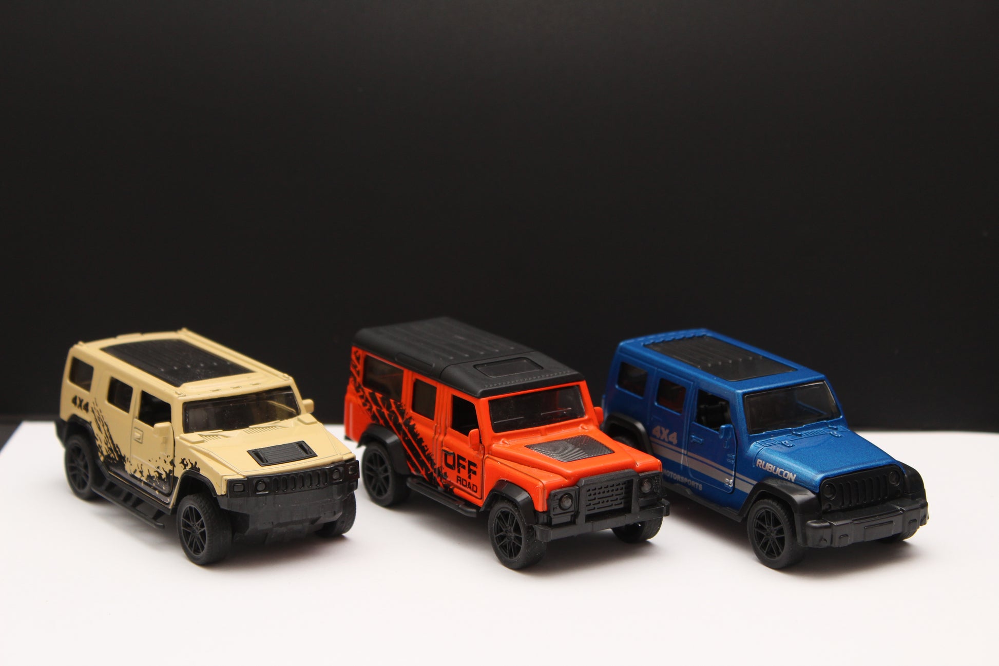 1:43 Wrangler , Defender , Hummer Diecast Combo -  Kunju Vandi  