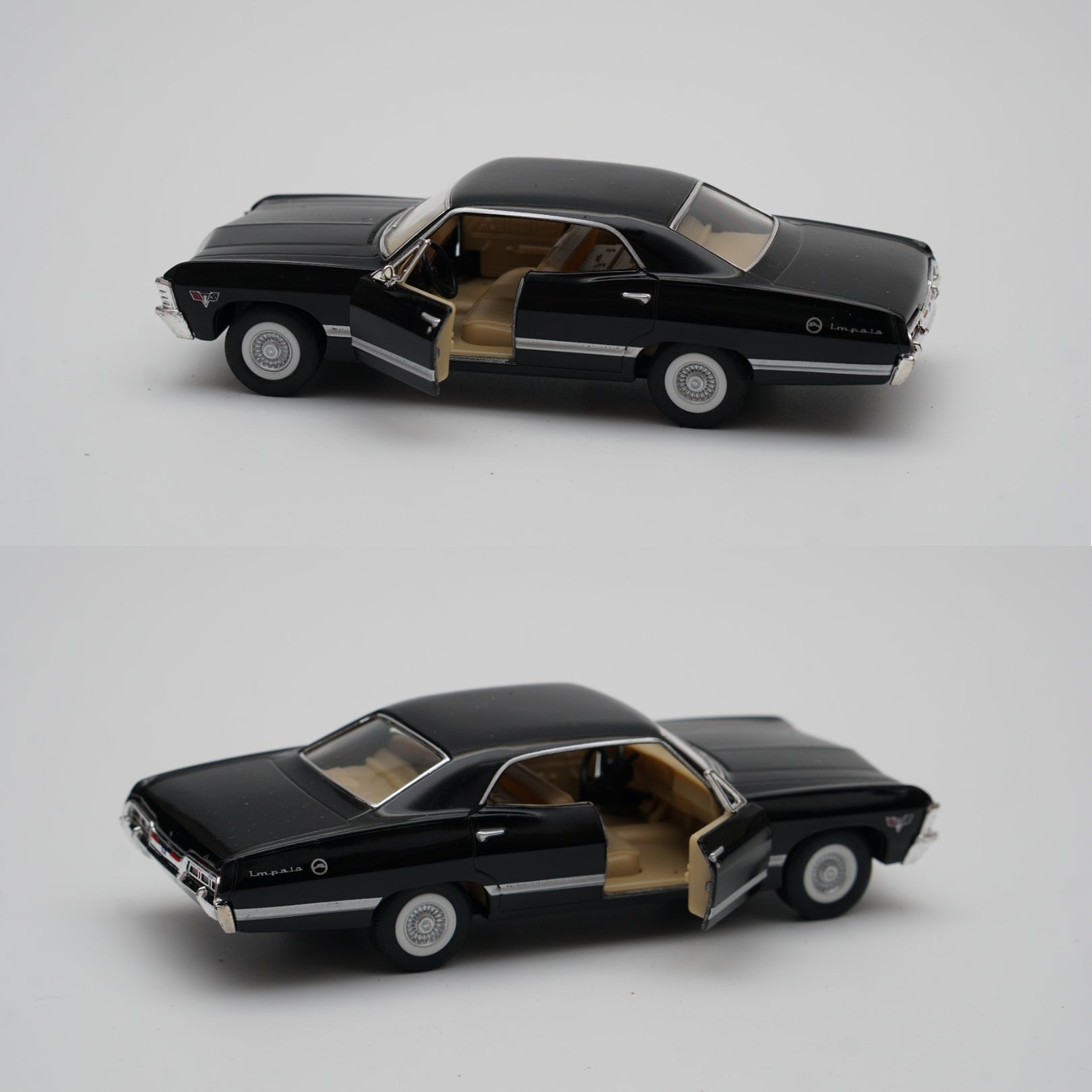 1:43 kinsmart 1967 Chevrolet Impala (Black) -  Kunju Vandi  