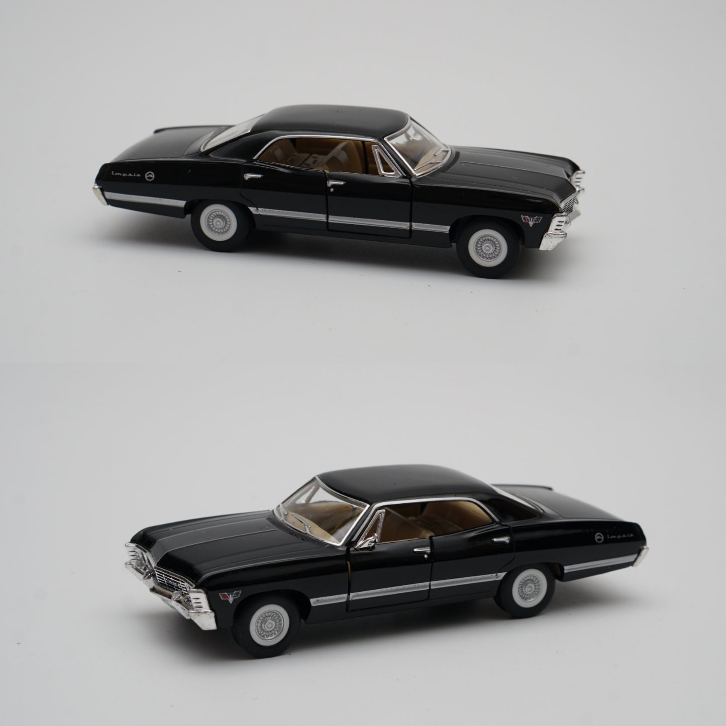 1:43 kinsmart 1967 Chevrolet Impala (Black) -  Kunju Vandi  