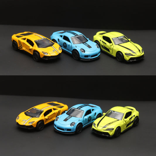 1:43 lambo , Supra , Porsche Diecast Combo -  Kunju Vandi  