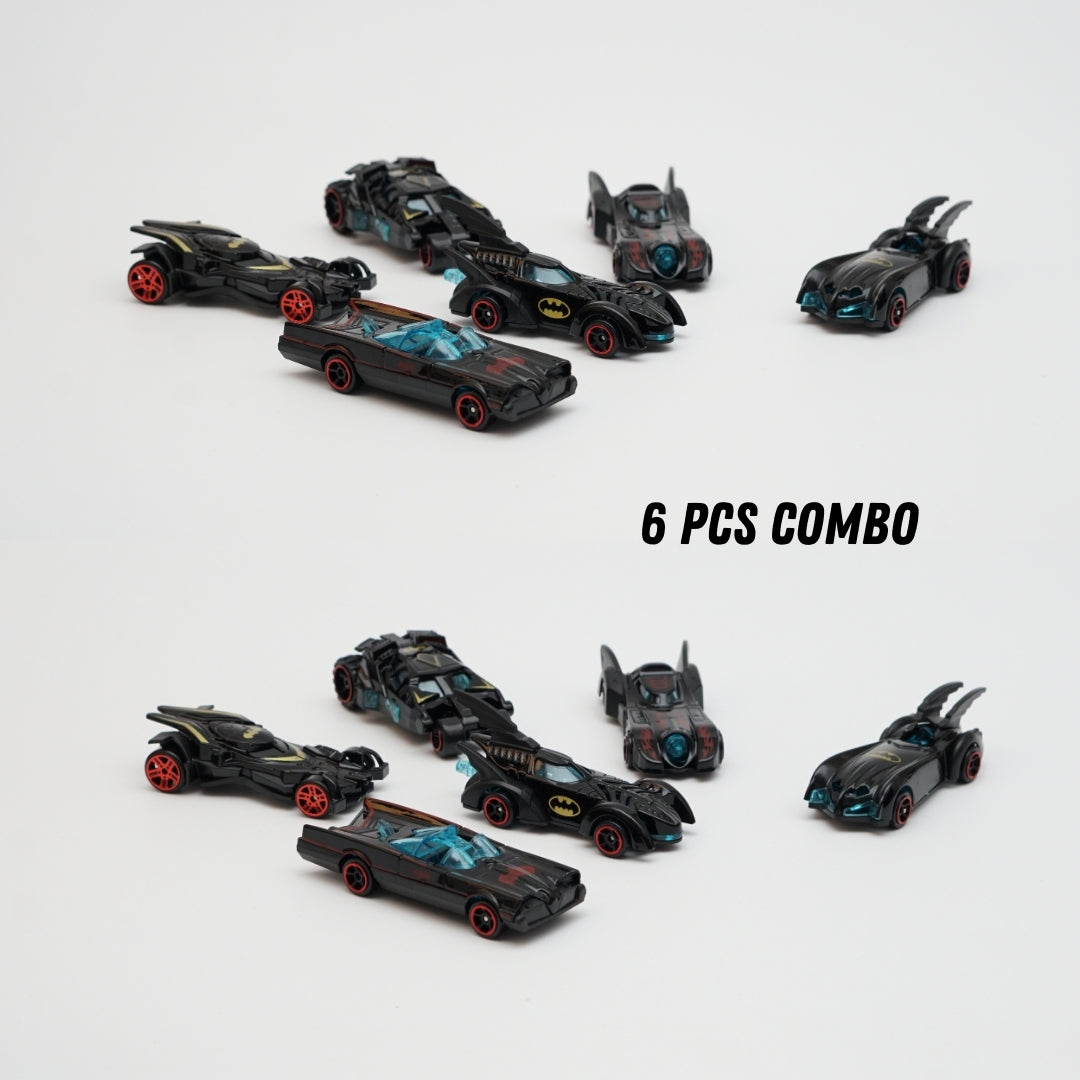 1:64 6Pcs Batman Cars Diecast Combo -  Kunju Vandi  