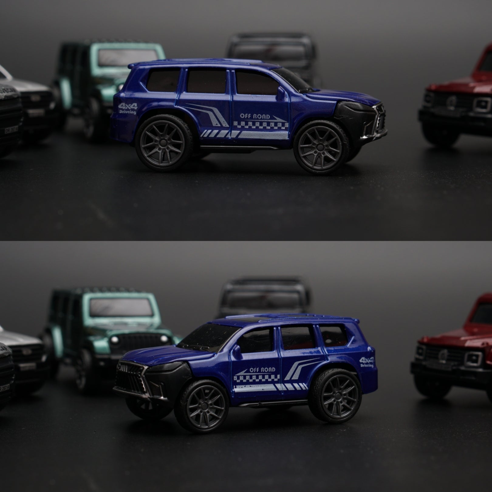 1:64 6Pcs SUV Cars Diecast Combo -  Kunju Vandi  