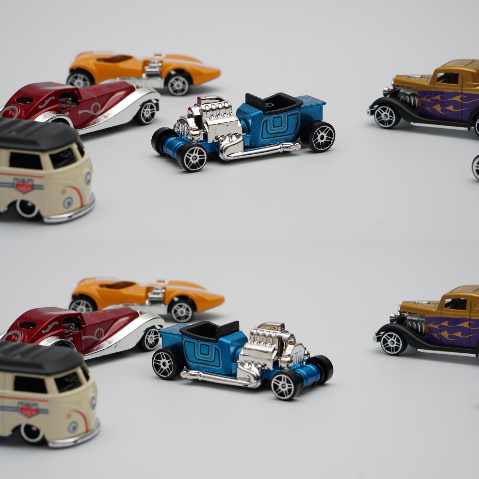 1:64 6Pcs Vintage Cars Diecast Combo -  Kunju Vandi  