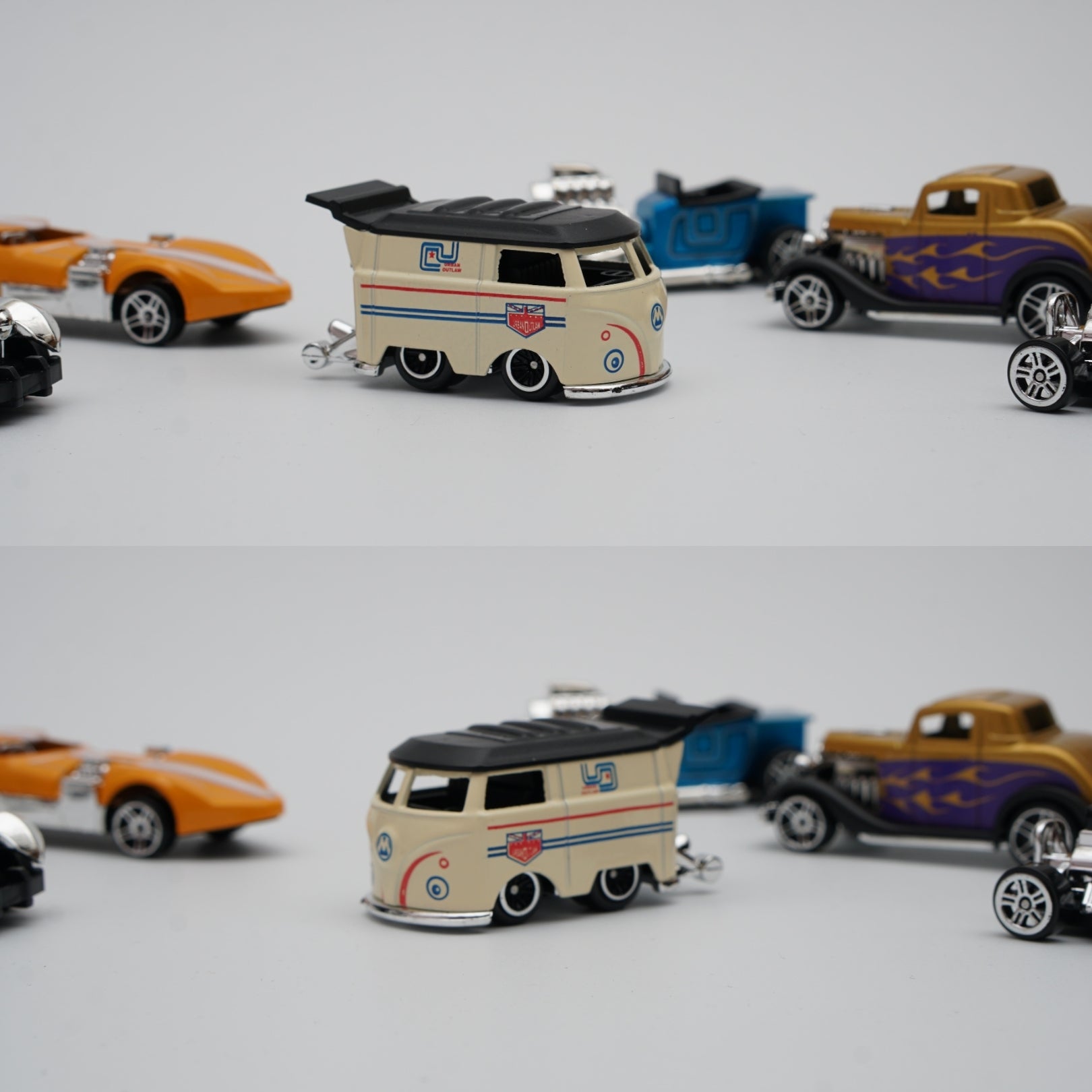1:64 6Pcs Vintage Cars Diecast Combo -  Kunju Vandi  