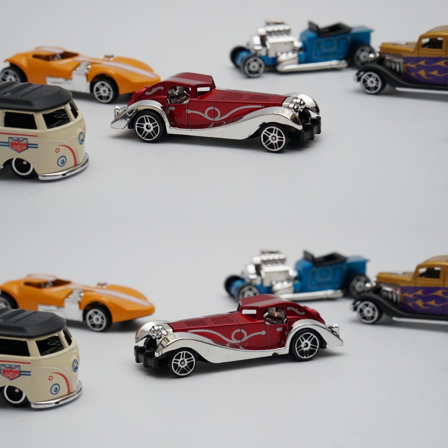 1:64 6Pcs Vintage Cars Diecast Combo -  Kunju Vandi  