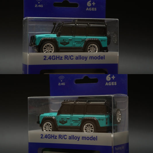 1:64 Defender Remote Control ,Metal, Green -  Kunju Vandi  