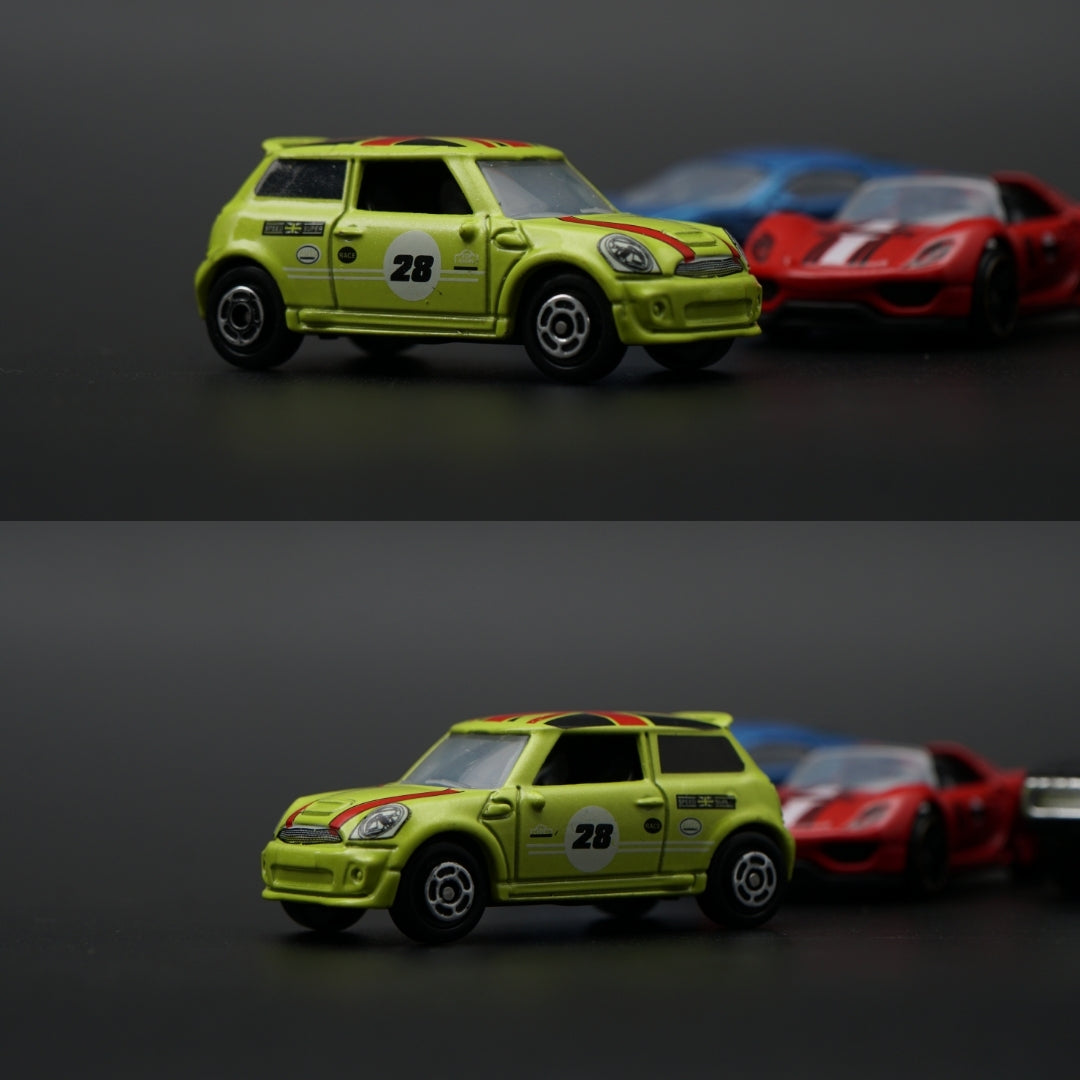 1:64 Diecast 4-Car Set | Union Jack Mini · Lykan HyperSport · Porsche 918 · Dodge Charger -  Kunju Vandi  