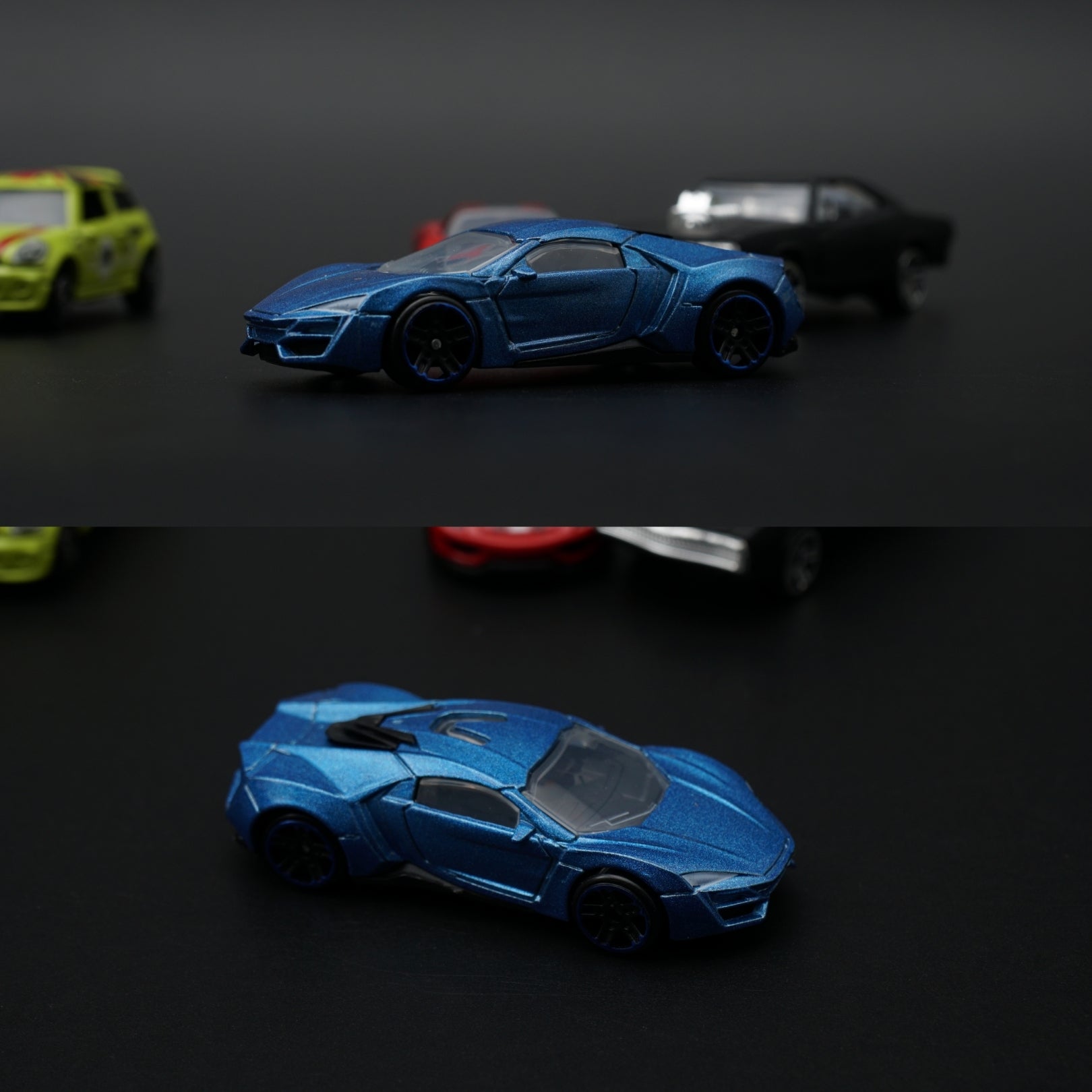 1:64 Diecast 4-Car Set | Union Jack Mini · Lykan HyperSport · Porsche 918 · Dodge Charger -  Kunju Vandi  