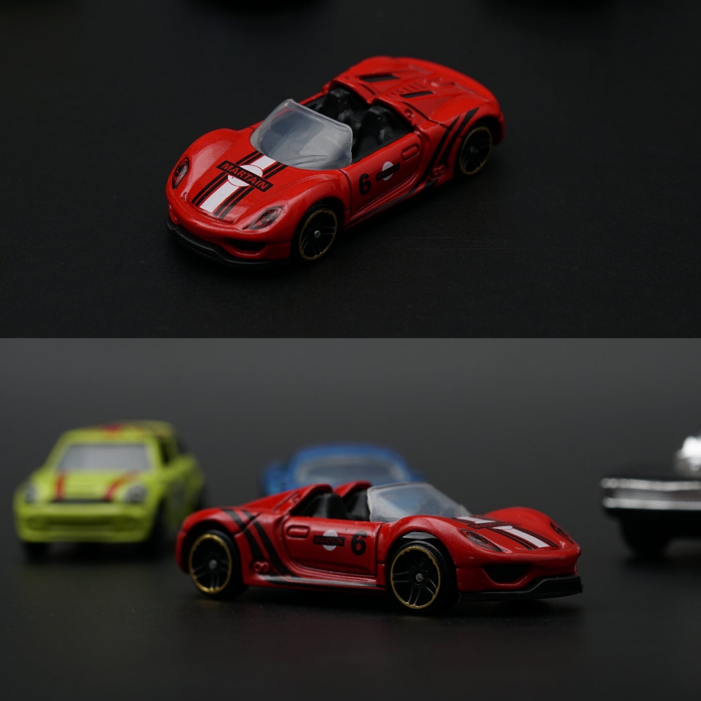 1:64 Diecast 4-Car Set | Union Jack Mini · Lykan HyperSport · Porsche 918 · Dodge Charger -  Kunju Vandi  
