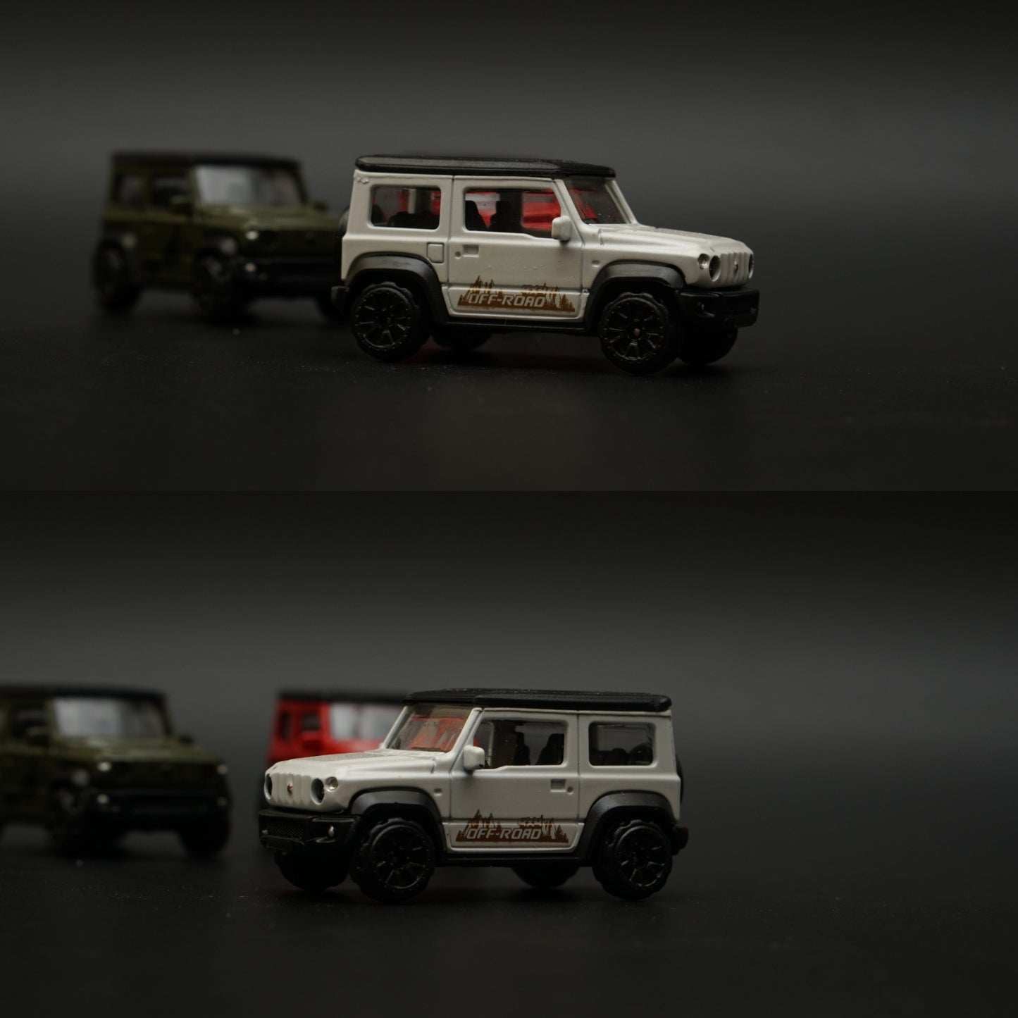 1:64 Jimny Combo (Green , Red , White) -  Kunju Vandi  