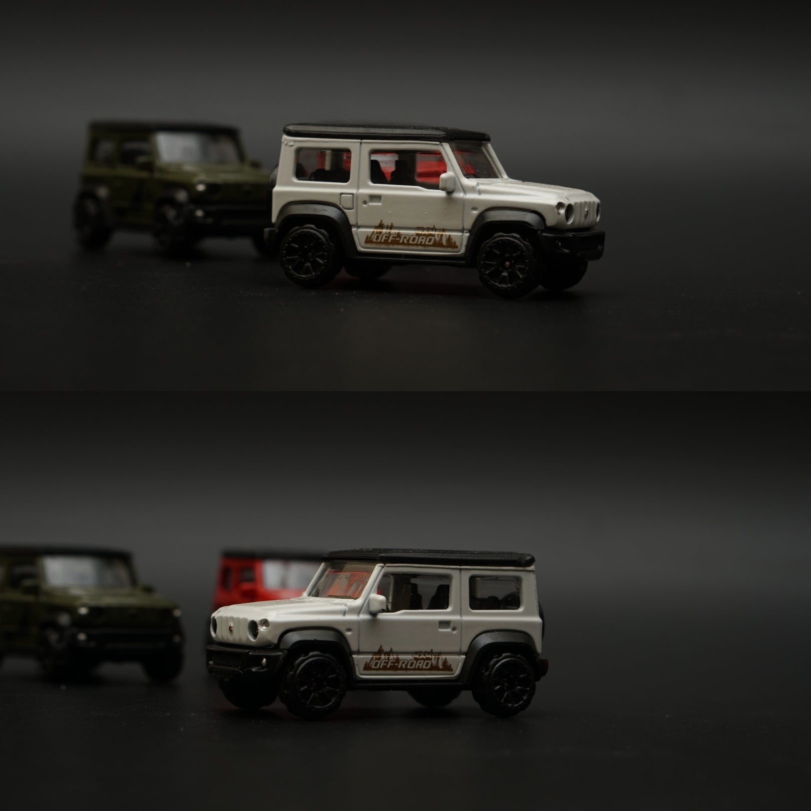 1:64 Jimny Combo (Green , Red , White) -  Kunju Vandi  