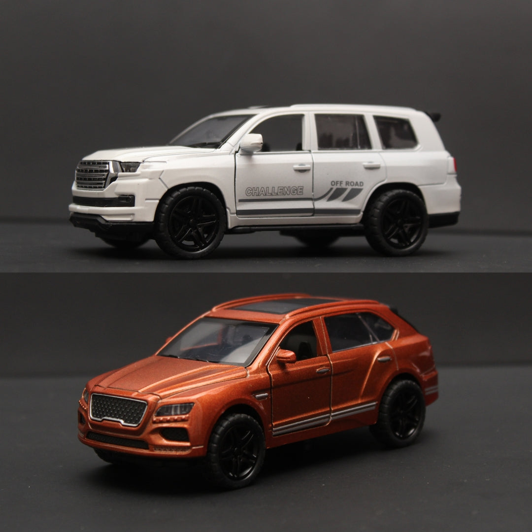 1:36 Land Cruiser , Bentley Bentayga Diecast Combo