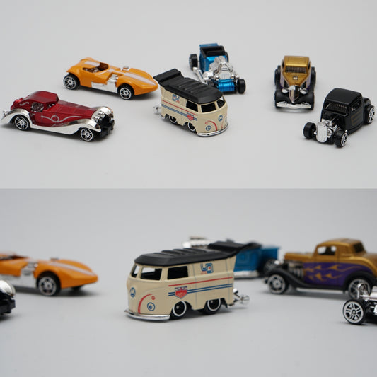 1:64 6Pcs Vintage Cars Diecast Combo